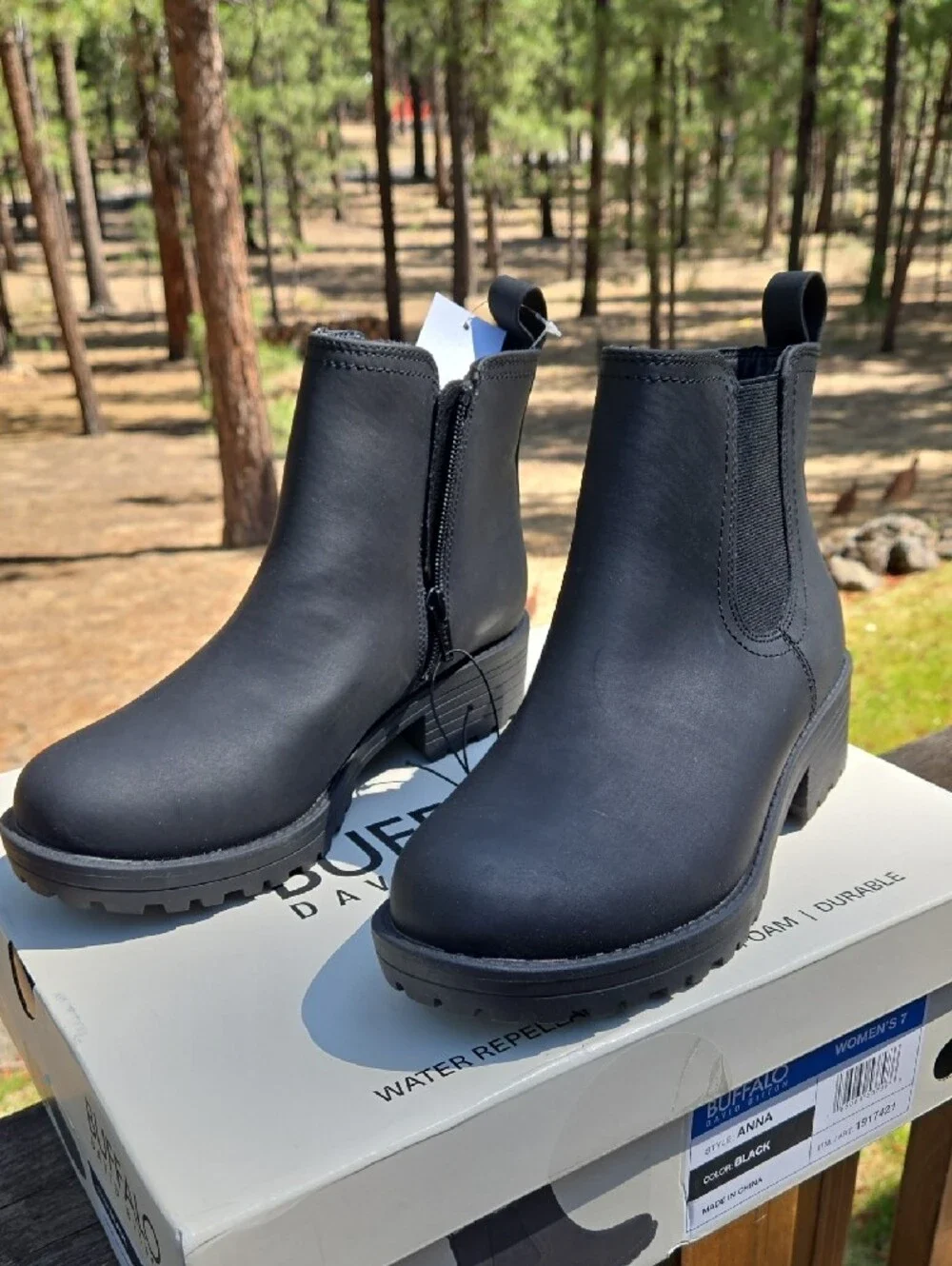 Buffalo David Bitton Black Womens Size 7 Ankle Boots